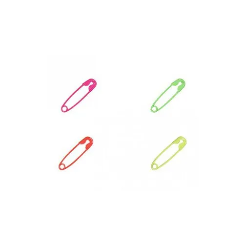 Lot de 100 petites épingles fluos 30mm - fushcia 251-073