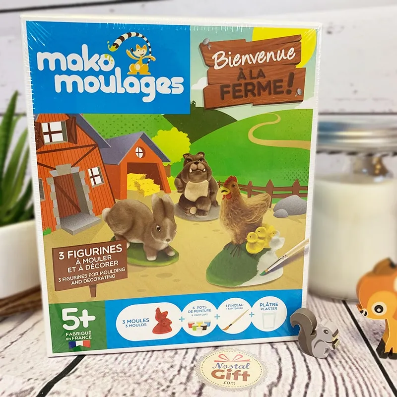 Mako moulages - Bienvenue à la ferme - 3 moules