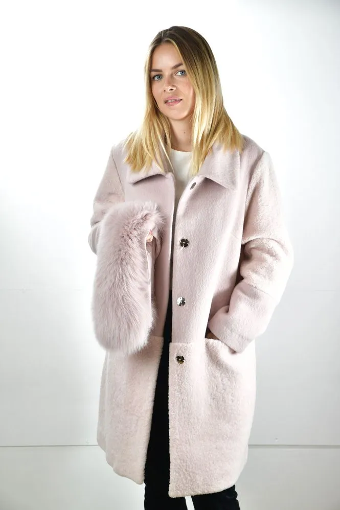 Manteau Agneau Retourn�  GIORGIO FLAVIANA Buvard