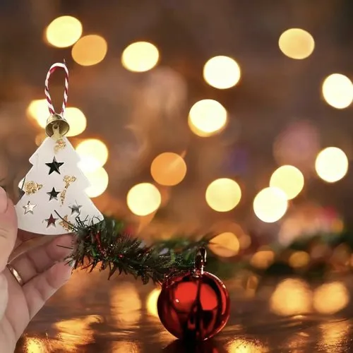 Moule silicone sapin de noel étoiles suspension pour pâte polymère fimo plâtre wepam cire argile savon k120 6f40