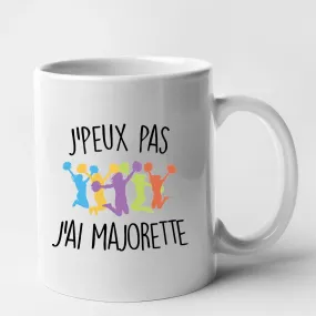 Mug J'peux pas j'ai majorette