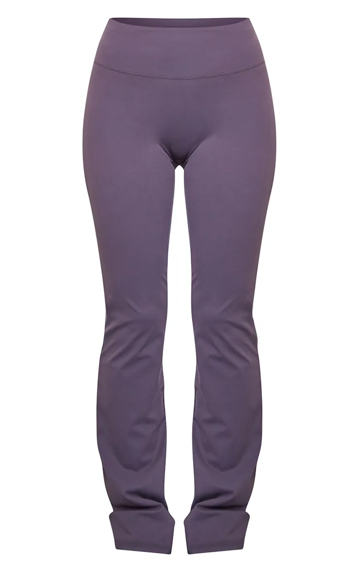 Pantalon de yoga droit sculpt gris anthracite