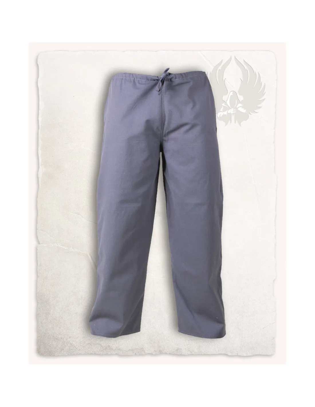 Pantalon médiéval en coton gris modèle Kasimir ⚔️ Boutique Épées