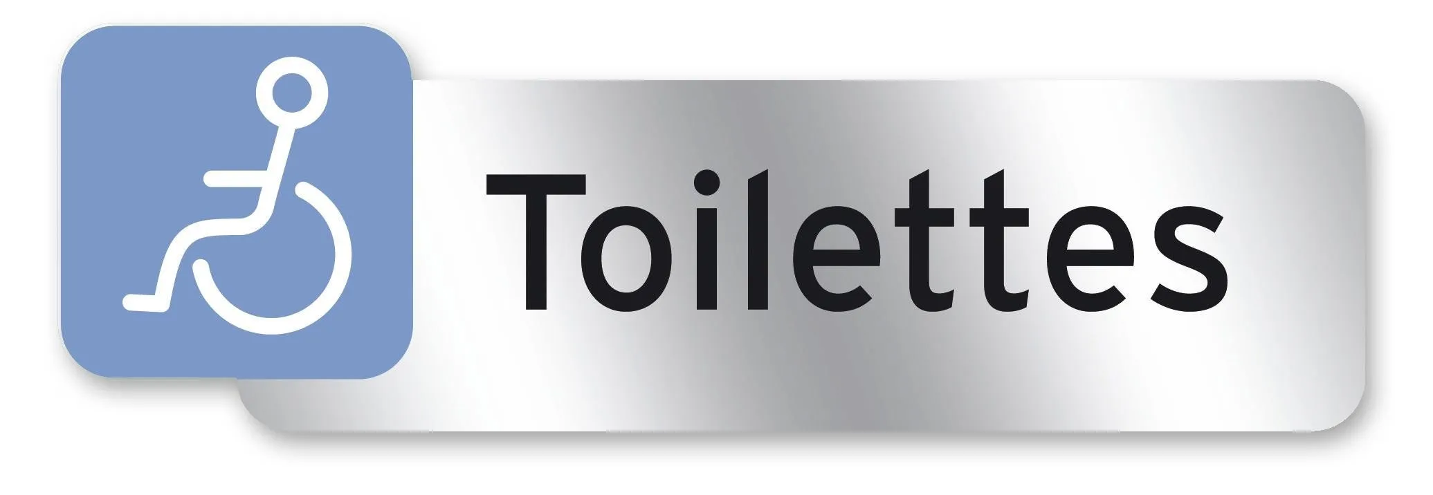 Plaque signalétique "Toilettes pour PMR" CHAPUIS