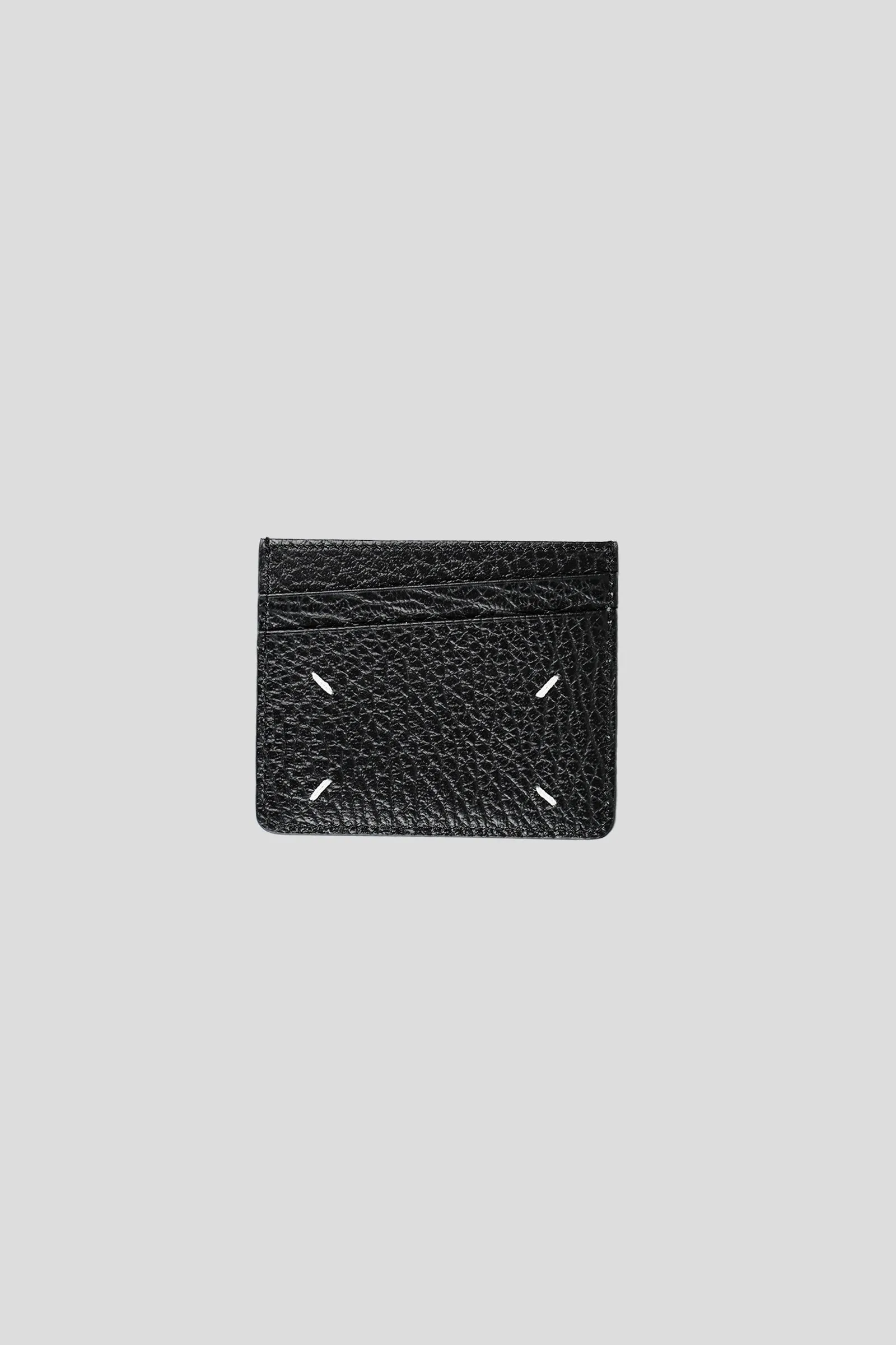 PORTES-CARTES FOUR STITCHES NOIR