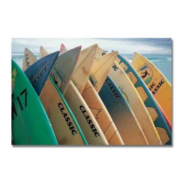 Poster Surf - Planches