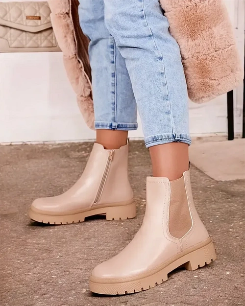 Royalfashion Bottes Dovivas en cuir eko pour femme