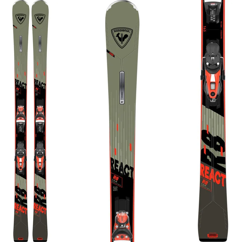 Ski Alpin React 8 C.A.M. K + NX12