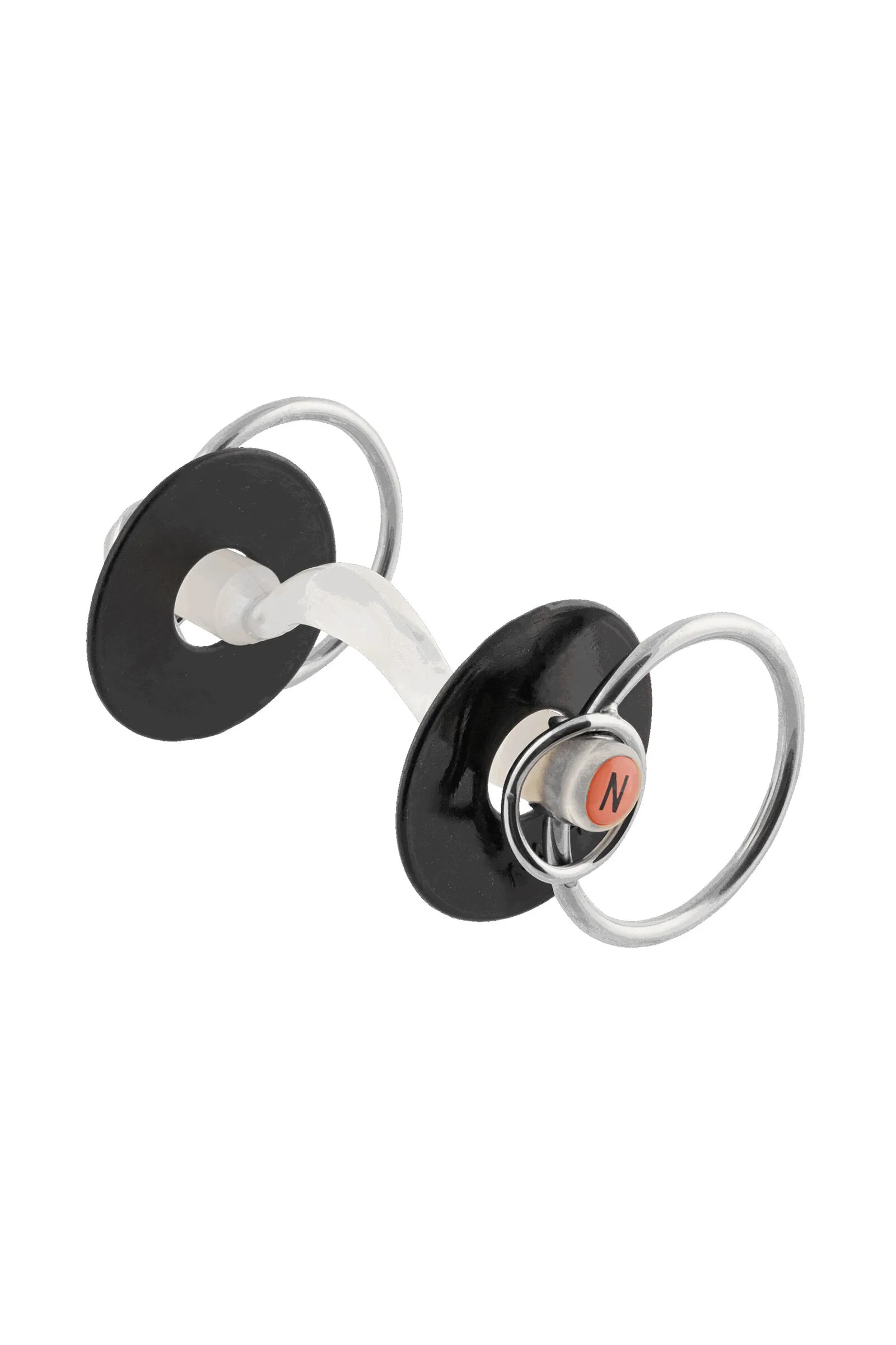 Sprenger Mors de filet Nathe Cintré 20 mm avec passage de langue et Petits Anneaux Suppl. (70 mm)