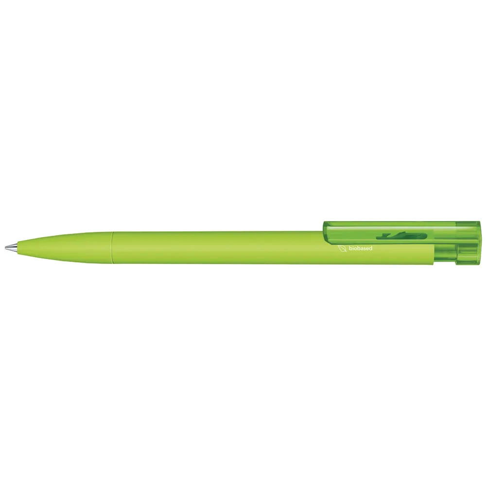 Stylo bille en PLA de canne à sucre biodégradable - LIBERTY - Vertlapub