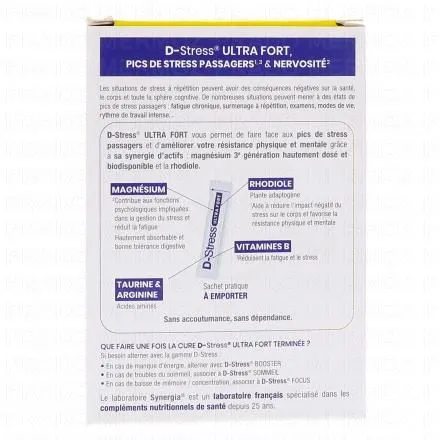 SYNERGIA D-Stress Ultra Fort x20 Sachets