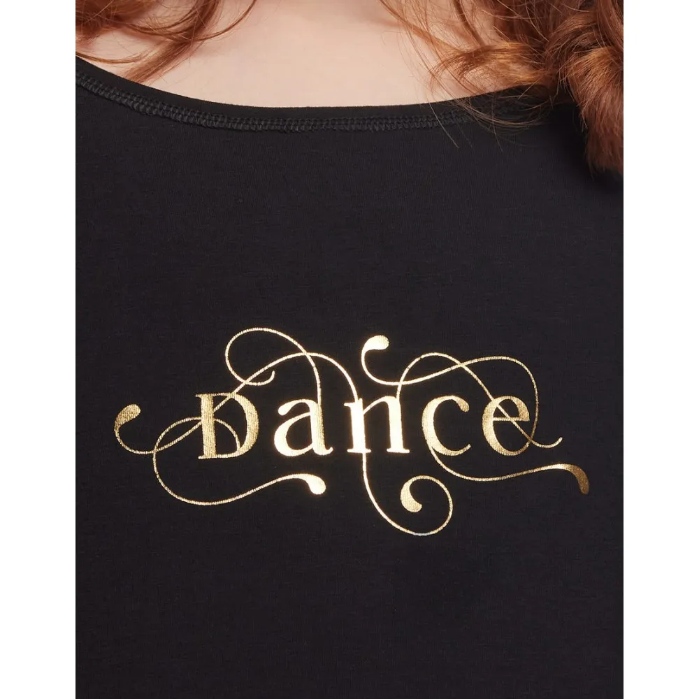 T-Shirt Court Danse Fille - AGILE JR ARABESQUE Temps Danse - FAME La Maison De La Danse