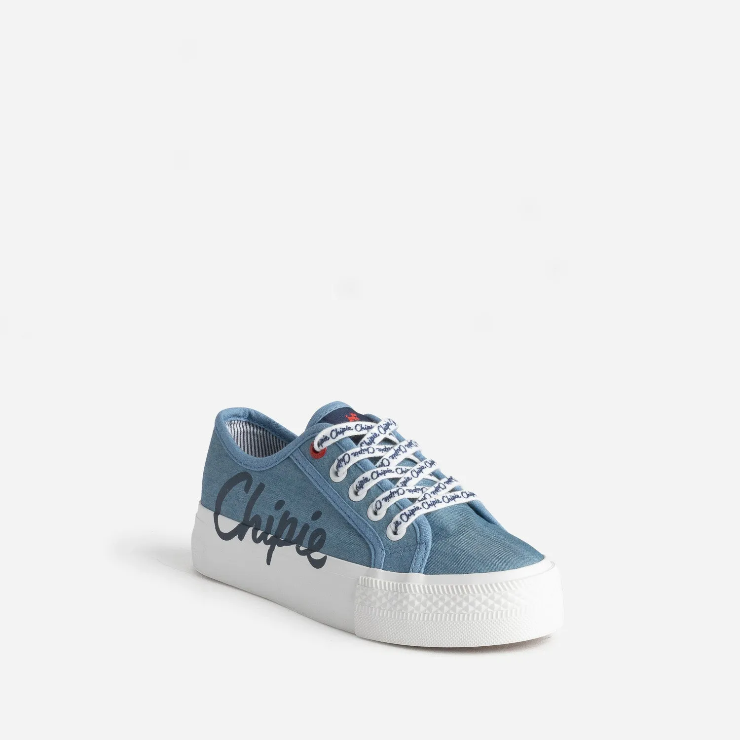 Tennis CHIPIE bleue en toile à plateforme  - Baskets Enfant | ERAM