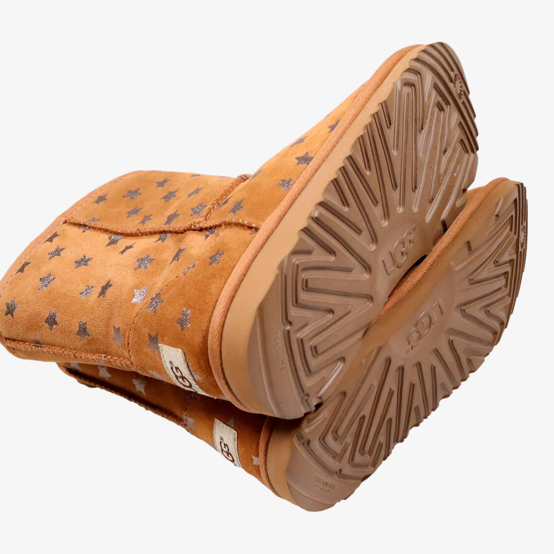 UGG P35 Bottes fourrées camel  à étoiles